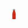 BOTELLA INOX ROJO NEON 260ML