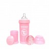 TWISTSHAKE BIBERON ANTICOLICOS 330 ML ROSA PASTEL