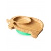 PLATO BAMBOO ELEFANTE VERDE ECO RASCALS