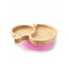 PLATO BAMBOO PATO ROSA ECO RASCALS